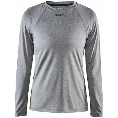 Craft 1908769 Adv Essence Ls Tee W Kvinde - Dk Grey Melange - Xs Craft 1908769 Adv Essence Ls Tee W Kvinde - Dk Grey Melange - Xs