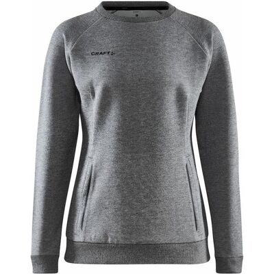 Craft Core Soul Crew Kvinde Sweatshirt 1910628 - Dk Grey Melange - S Craft Core Soul Crew Kvinde Sweatshirt 1910628 - Dk Grey Melange - S