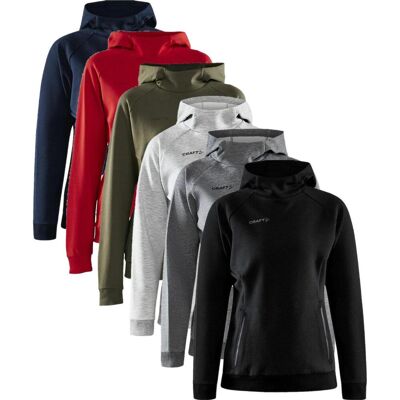 Craft 1910629 Core Soul Hood Sweatshirt W Kvinde / Sweatshirt / Sportstrøje / Trøje Dk Grey Melange S Craft 1910629 Core Soul Hood Sweatshirt W Kvinde / Sweatshirt / Sportstrøje / Trøje Dk Grey Melange S