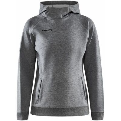 Craft Core Soul Hood Dame Sweatshirt 1910629 - Dk Grey Melange - Xs Craft Core Soul Hood Dame Sweatshirt 1910629 - Dk Grey Melange - Xs