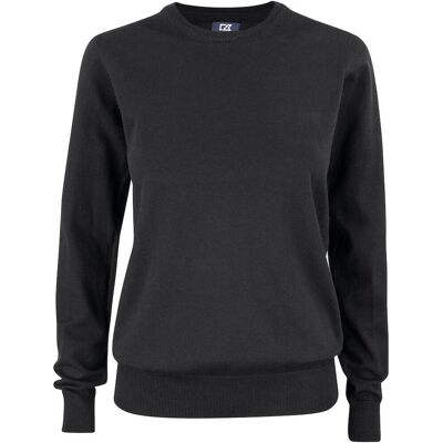 Cutter & Buck 355417 Oakville Crewneck Ladies / Dame Trøje - Pullover - Black - Xl Cutter & Buck 355417 Oakville Crewneck Ladies / Dame Trøje - Pullover - Black - Xl
