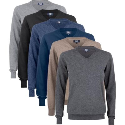 Cutter & Buck 355419 Oakville V-Neck Ladies Dark Navy L Cutter & Buck 355419 Oakville V-Neck Ladies Dark Navy L