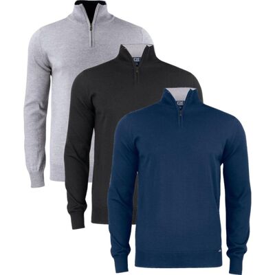 Cutter & Buck 355420 Everett Hz Sweater Dark Navy 3xl Cutter & Buck 355420 Everett Hz Sweater Dark Navy 3xl