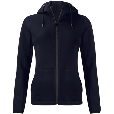 Cutter & Buck 358419 Pemberton Hood Fz Ladies / Dame Hættetrøje - Dark Navy - 2xl Cutter & Buck 358419 Pemberton Hood Fz Ladies / Dame Hættetrøje - Dark Navy - 2xl
