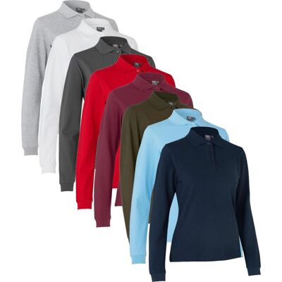 ID Identity Id 0545 Langærmet Poloshirt Stretch Dame-Lys Blå-Xs ID Identity Id 0545 Langærmet Poloshirt Stretch Dame-Lys Blå-Xs