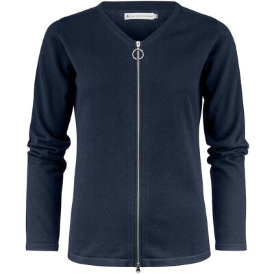 James Harvest 2122511 Ashland Cardigan Dame / Striktrøje / Trøje - Navy - Xxl James Harvest 2122511 Ashland Cardigan Dame / Striktrøje / Trøje - Navy - Xxl