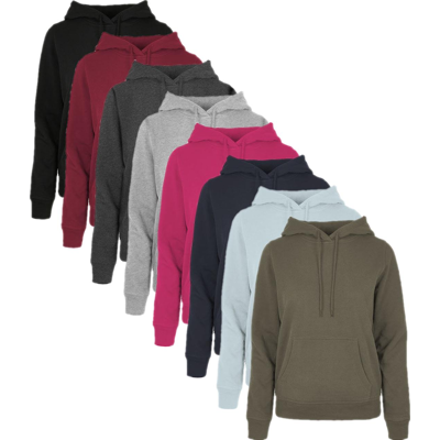 Build Your Brand Basic Hoodie (BB007) - Burgunder Build Your Brand Basic Hoodie (BB007) - Burgunder