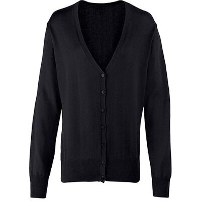 Premier Workwear Pw697, Cardigans Women´s Button Through Knitted Cardigan - Sort - S (10) Premier Workwear Pw697, Cardigans Women´s Button Through Knitted Cardigan - Sort - S (10)