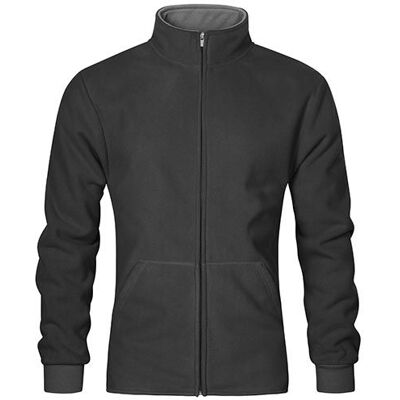 Promodoro E7971, Jakker Men´s Double Fleece Jacket - Grafit (Massiv)/lysegrå (Enst) - 2xl Promodoro E7971, Jakker Men´s Double Fleece Jacket - Grafit (Massiv)/lysegrå (Enst) - 2xl