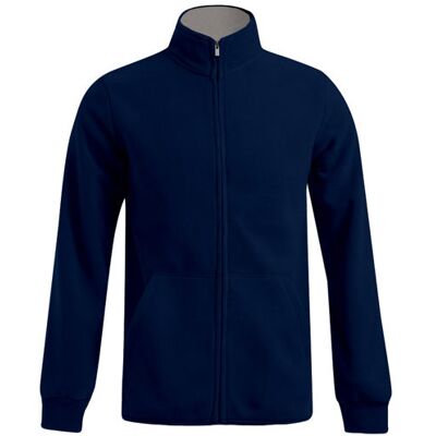 Promodoro E7971, Jakker Men´s Double Fleece Jacket - Navy/lysegrå (Ensfarvet) - 5xl Promodoro E7971, Jakker Men´s Double Fleece Jacket - Navy/lysegrå (Ensfarvet) - 5xl