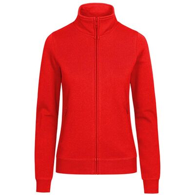 Promodoro Cd5275 Dame Sweatjakker - Cardigan - Fire Red - 3xl Promodoro Cd5275 Dame Sweatjakker - Cardigan - Fire Red - 3xl