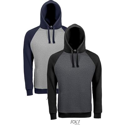 Sol´s L02998 Sweatshirts & -Jakker Charcoal Grey Melange / Black Xxl Sol´s L02998 Sweatshirts & -Jakker Charcoal Grey Melange / Black Xxl