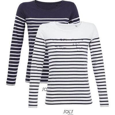 Sol´s L03100 T-Shirts White / Navy Xxl Sol´s L03100 T-Shirts White / Navy Xxl