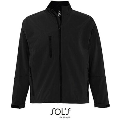 Sol´s L866, Jakker Men´s Softshell Jacket Relax - Sort - 3xl Sol´s L866, Jakker Men´s Softshell Jacket Relax - Sort - 3xl