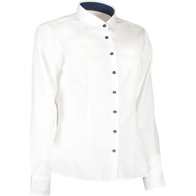 Seven Seas S372 Skjorte I Fine Twill Contrast Modern Dame - Hvid - 3xl Seven Seas S372 Skjorte I Fine Twill Contrast Modern Dame - Hvid - 3xl
