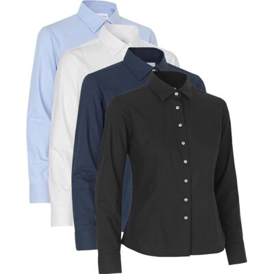 Seven Seas S52 Hybrid Shirt Modern Dame-Sand-Xl Seven Seas S52 Hybrid Shirt Modern Dame-Sand-Xl
