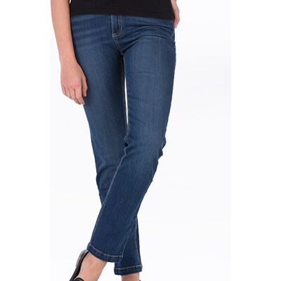 So Denim Sd011, Jeans Katy Straight Jeans - Mørkeblå Vaske - 12(40)/32 So Denim Sd011, Jeans Katy Straight Jeans - Mørkeblå Vaske - 12(40)/32