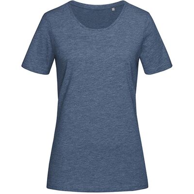 Stedman S7600 Lux Dame T-Shirt - Dark Denim Heather - S Stedman S7600 Lux Dame T-Shirt - Dark Denim Heather - S