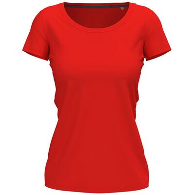 Stedman S9700, Stretch Dame T-Shirts Claire Crew Neck - Scarlet Red - Xxl Stedman S9700, Stretch Dame T-Shirts Claire Crew Neck - Scarlet Red - Xxl