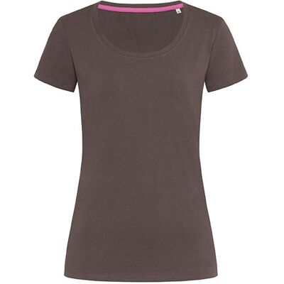 Stedman S9700, Stretch Dame T-Shirts Claire Crew Neck - Mørk Chokolade - Xl Stedman S9700, Stretch Dame T-Shirts Claire Crew Neck - Mørk Chokolade - Xl