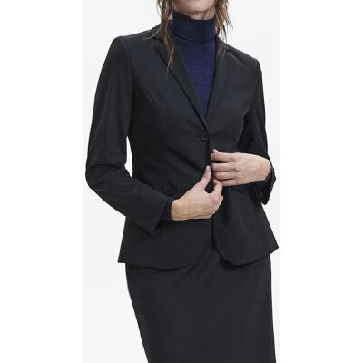 Sunwill 2012-2722 Traveller Dame Blazer I Regular Fit Kvinde / Blazer Dark Navy 46 Sunwill 2012-2722 Traveller Dame Blazer I Regular Fit Kvinde / Blazer Dark Navy 46