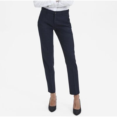 Sunwill 91649-7116 Traveller Dame Bukser I Modern Fit Kvinde / Bukser Navy 40/76 Sunwill 91649-7116 Traveller Dame Bukser I Modern Fit Kvinde / Bukser Navy 40/76
