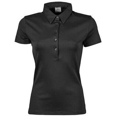Tee Jays 1441 Dame Poloshirts - Pima Cotton Polo - Sort - Xl Tee Jays 1441 Dame Poloshirts - Pima Cotton Polo - Sort - Xl