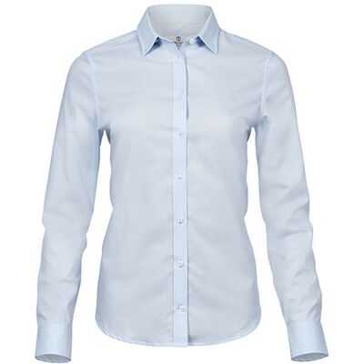 Tee Jays 4025 Dame Skjorte, Skjorter Stretch Luxury Shirt - Lyseblå - S Tee Jays 4025 Dame Skjorte, Skjorter Stretch Luxury Shirt - Lyseblå - S