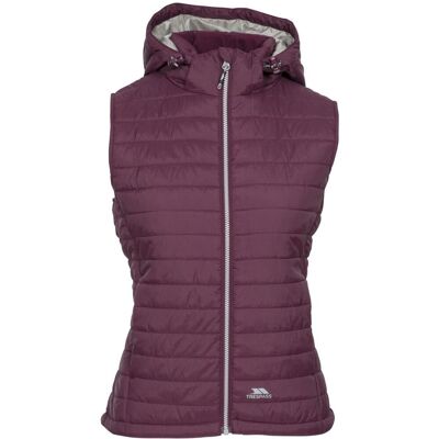 Trespass Aretha - Female Casual Gilet / Dame Fleecefor Vest - Fig - M Trespass Aretha - Female Casual Gilet / Dame Fleecefor Vest - Fig - M