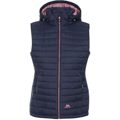 Trespass Aretha - Female Casual Gilet / Dame Fleecefor Vest - Navy Dusty Rose - M Trespass Aretha - Female Casual Gilet / Dame Fleecefor Vest - Navy Dusty Rose - M