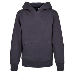 Build Your Brand By185 Kids´ Organic Basic Hoody Navy 134/140