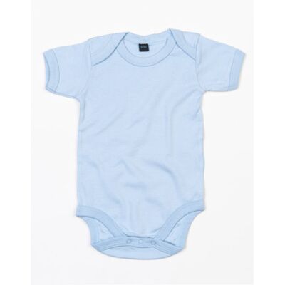 Babybugz Bz10, Bodystocking Baby Bodysuit - Støvet Blå - 6-12 Måneder Babybugz Bz10, Bodystocking Baby Bodysuit - Støvet Blå - 6-12 Måneder