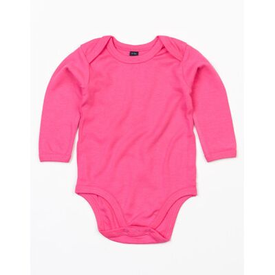 Babybugz Bz30, Bodystocking Baby Long Sleeve Bodysuit / Bodystocking - Fuchsia - 0-3 Måneder Babybugz Bz30, Bodystocking Baby Long Sleeve Bodysuit / Bodystocking - Fuchsia - 0-3 Måneder