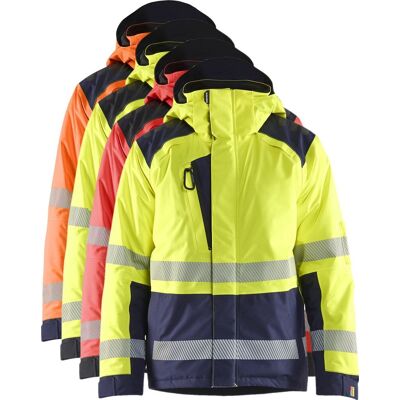 Blåklåder Blåkläder 4455 High Vis Vinterjakke / High Vis Vinterjakke - S - High Vis Rød/sort Blåklåder Blåkläder 4455 High Vis Vinterjakke / High Vis Vinterjakke - S - High Vis Rød/sort