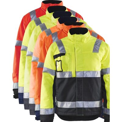 Blåklåder Blåkläder 4862 High Vis Vinterjakke / High Vis Vinterjakke - S - High Vis Rød/sort Blåklåder Blåkläder 4862 High Vis Vinterjakke / High Vis Vinterjakke - S - High Vis Rød/sort