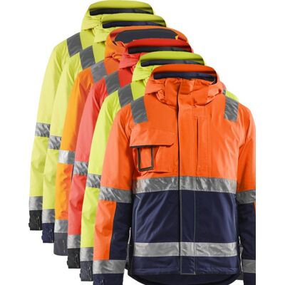 Blåklåder Blåkläder 4870 High Vis Vinterjakke / High Vis Vinterjakke - S - High Vis Rød/sort Blåklåder Blåkläder 4870 High Vis Vinterjakke / High Vis Vinterjakke - S - High Vis Rød/sort