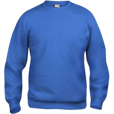 Clique 21020 Basic Roundneck Junior / Børne Sweatshirt / Trøje - Kongeblå - 110/120 Clique 21020 Basic Roundneck Junior / Børne Sweatshirt / Trøje - Kongeblå - 110/120