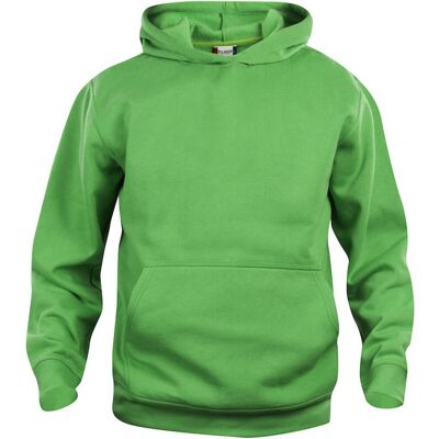 Clique 21021 Basic Hoodie Junior / Børne Hættetrøje - Apple Green - 110/120 Clique 21021 Basic Hoodie Junior / Børne Hættetrøje - Apple Green - 110/120