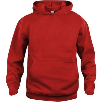 Clique 21021 Basic Hoodie Junior / Børne Hættetrøje - Rød - 90/100 Clique 21021 Basic Hoodie Junior / Børne Hættetrøje - Rød - 90/100