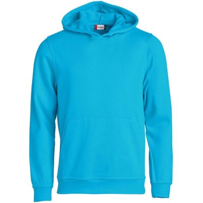 Clique 21021 Basic Hoodie Junior / Børne Hættetrøje - Tyrkis - 110/120 Clique 21021 Basic Hoodie Junior / Børne Hættetrøje - Tyrkis - 110/120