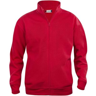 Clique - Basic - Rød - Zip - Sweatshirt Clique - Basic - Rød - Zip - Sweatshirt