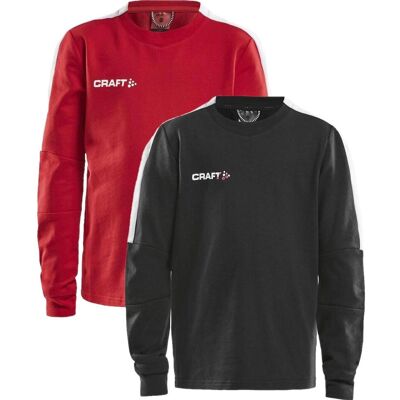 Craft 1907949 Progress Gk Sweatshirt Jr Børn / Sweatshirt / Sportstrøje / Trøje Bright Red-White 134/140 Craft 1907949 Progress Gk Sweatshirt Jr Børn / Sweatshirt / Sportstrøje / Trøje Bright Red-White 134/140