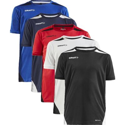 Craft Pro Control Impact Kortærmet T-shirt - Børn Rød Sort Craft Pro Control Impact Kortærmet T-shirt - Børn Rød Sort