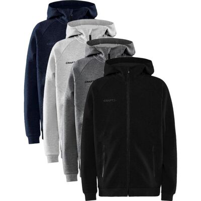 Craft 1910896 Core Soul Full Zip Hood Jr Børn / Sportstaske / Taske Grey Melange 134/140 Craft 1910896 Core Soul Full Zip Hood Jr Børn / Sportstaske / Taske Grey Melange 134/140