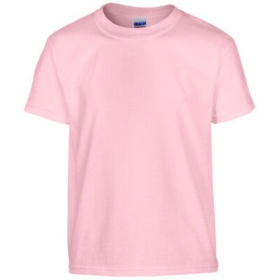 Gildan G5000k, Børne T-Shirts Heavy Cotton™ Youth T-Shirt - Lyserød - L (176) Gildan G5000k, Børne T-Shirts Heavy Cotton™ Youth T-Shirt - Lyserød - L (176)
