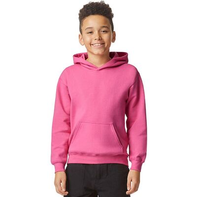 Gildan Gsf500k Børne Hættetrøje - Pink Lemonade - M (140/152) Gildan Gsf500k Børne Hættetrøje - Pink Lemonade - M (140/152)