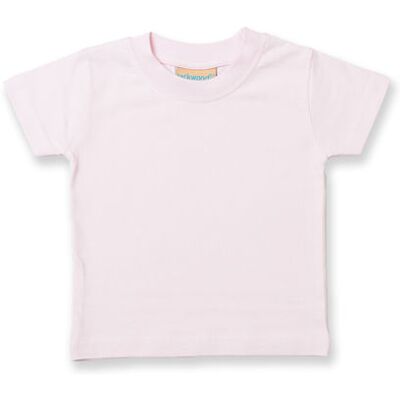 Larkwood Lw020, T-Shirts Baby-Kids Crew Neck T-Shirt - Lyserød - 12-18 Måneder Larkwood Lw020, T-Shirts Baby-Kids Crew Neck T-Shirt - Lyserød - 12-18 Måneder