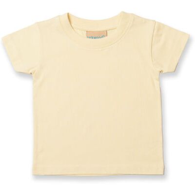 Larkwood Lw020, T-Shirts Baby-Kids Crew Neck T-Shirt - Lysegul - 6-12 Måneder Larkwood Lw020, T-Shirts Baby-Kids Crew Neck T-Shirt - Lysegul - 6-12 Måneder