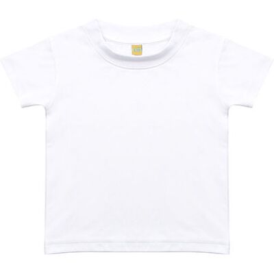 Larkwood Lw020, T-Shirts Baby-Kids Crew Neck T-Shirt - Sublimeringer Hvid - 18-24 Måneder Larkwood Lw020, T-Shirts Baby-Kids Crew Neck T-Shirt - Sublimeringer Hvid - 18-24 Måneder