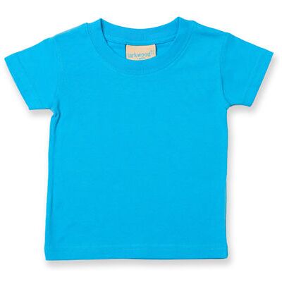 Larkwood Lw020, T-Shirts Baby-Kids Crew Neck T-Shirt - Turkis - 18-24 Måneder Larkwood Lw020, T-Shirts Baby-Kids Crew Neck T-Shirt - Turkis - 18-24 Måneder